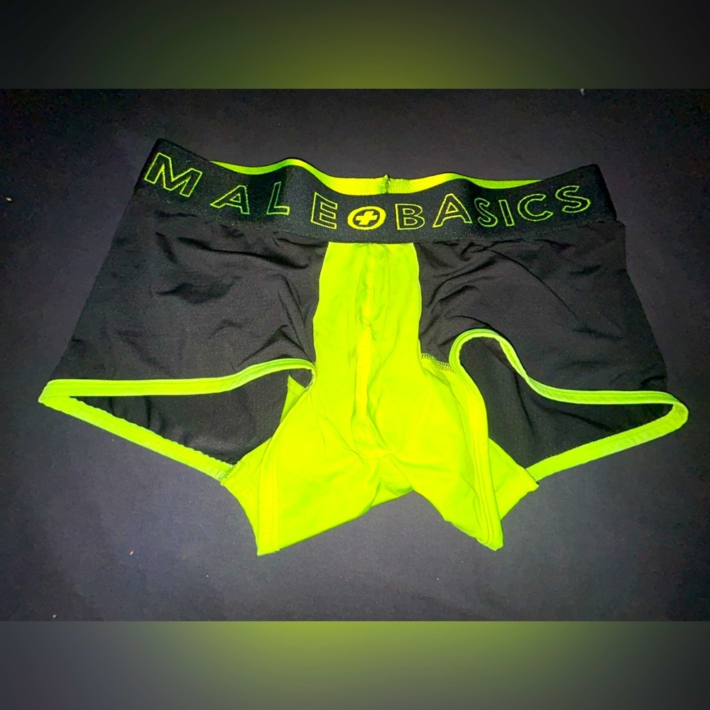 Black and Green Men's Boxer Briefs